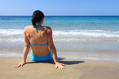 Beach sea water sand Photo