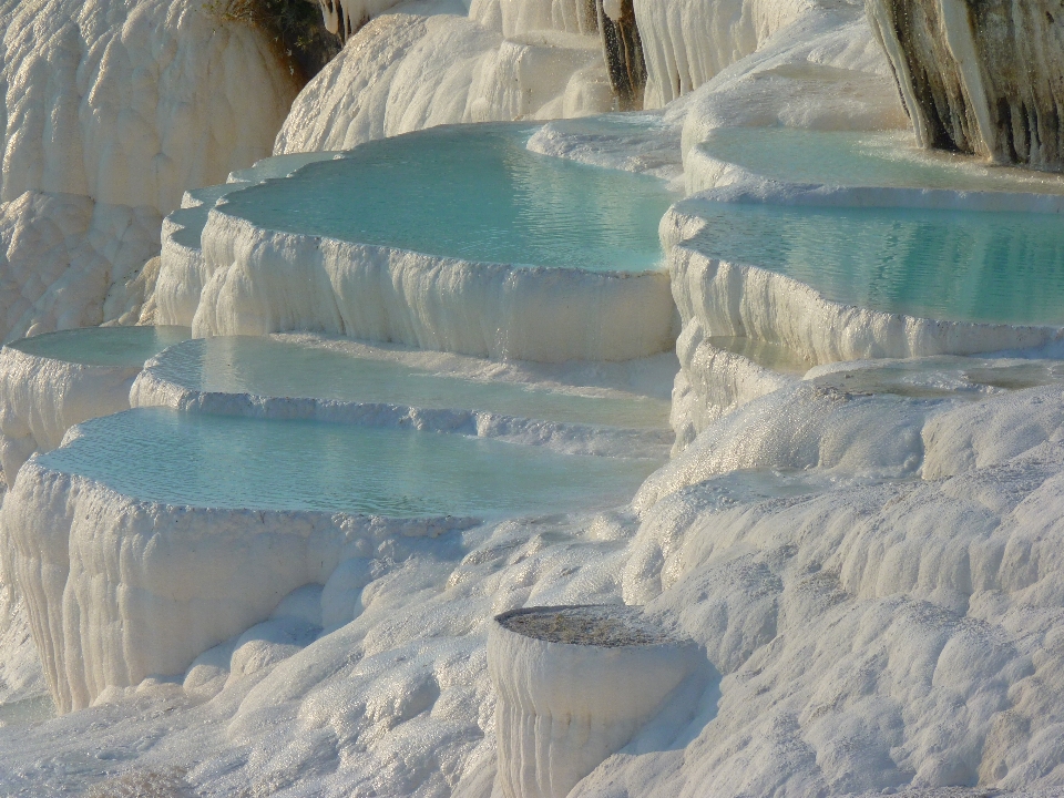 Landscape water formation ice