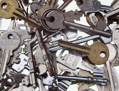 Wheel collection metal keys Photo