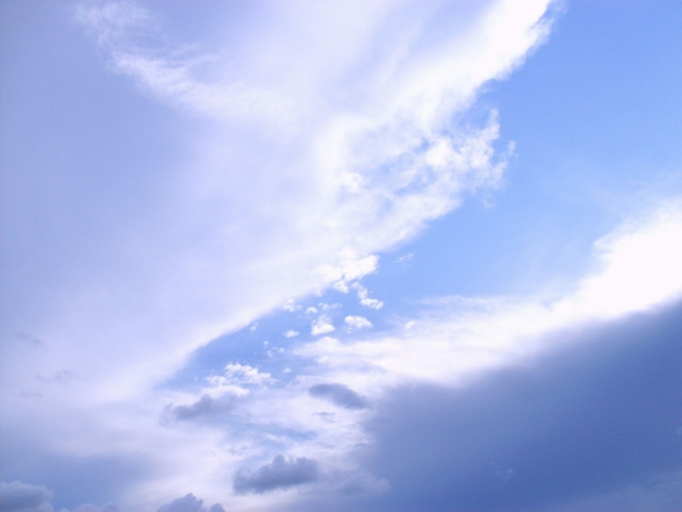 Cakrawala awan langit sinar matahari