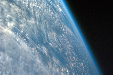 Earth globe atmosphere clouds Photo