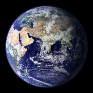 Earth blue planet globe Photo