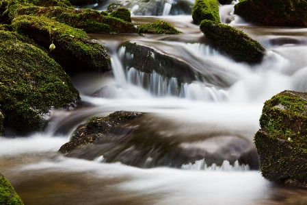 Abstract blur blurred cascade Photo