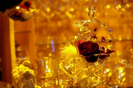 Night flower glass celebration Photo