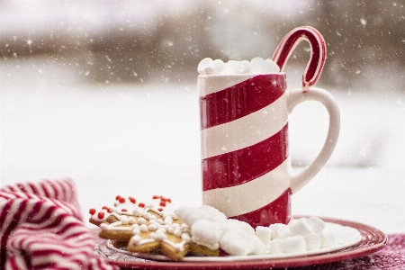 Foto Nevicare cioccolata calda
 pasto cibo