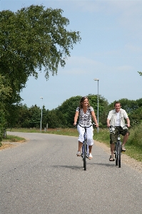 Foto Estrada bicicleta verão lazer