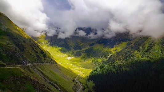 Zdjęcie Krajobraz natura las góra