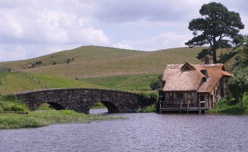 Foto Ponte lago rio cênico