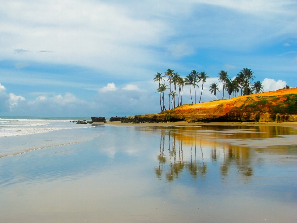 Plage paysage mer côte