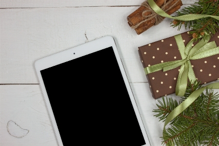 Ipad christmas cinnamon decoration Photo