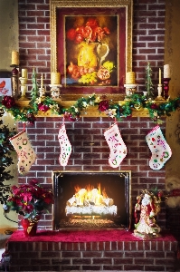 Winter warm home holiday Photo