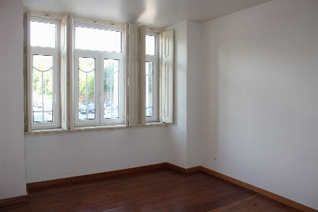 Wood house floor interior Photo