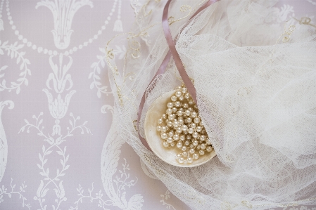 Flower petal pattern lace Photo