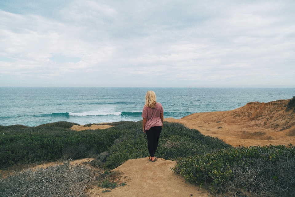 Beach landscape sea coast