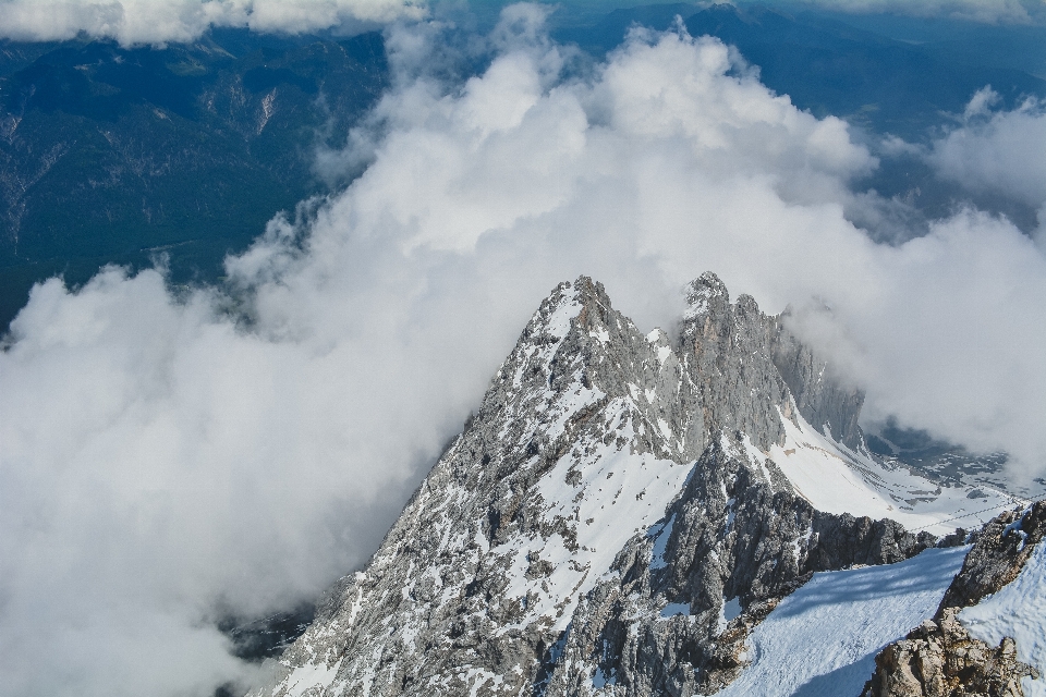 Paisagem natureza montanha neve