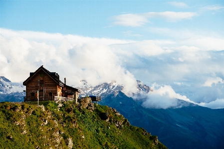 Landscape nature mountain cloud Photo