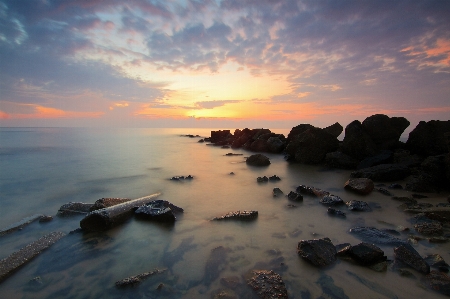 Strand landschaft meer küste Foto