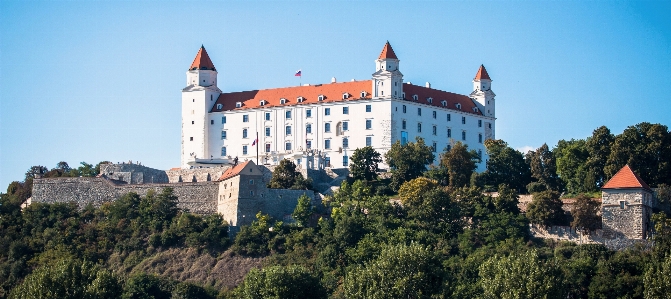 Building chateau palace panorama Photo