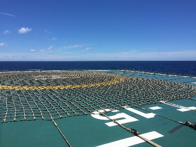 Sea ocean horizon structure Photo