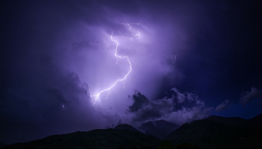 Nature silhouette mountain sky Photo