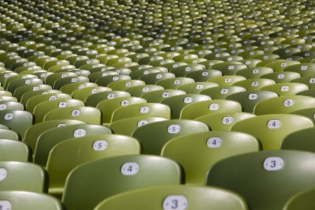 Grass plastic auditorium audience Photo