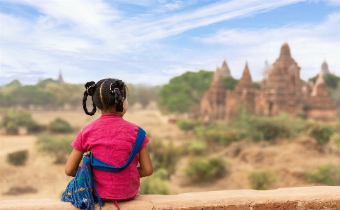 Nature sand people girl Photo