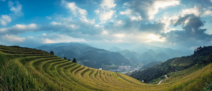 Landscape nature grass mountain Photo