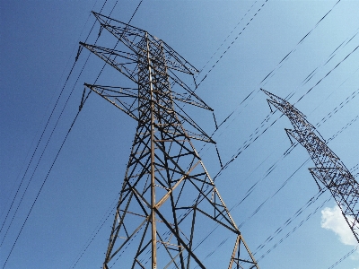 Cloud sky technology cable Photo