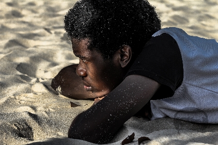 Man beach outdoor sand Photo