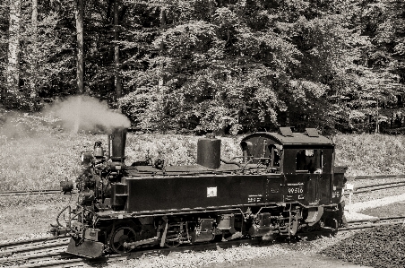 Black and white technology track railway Photo