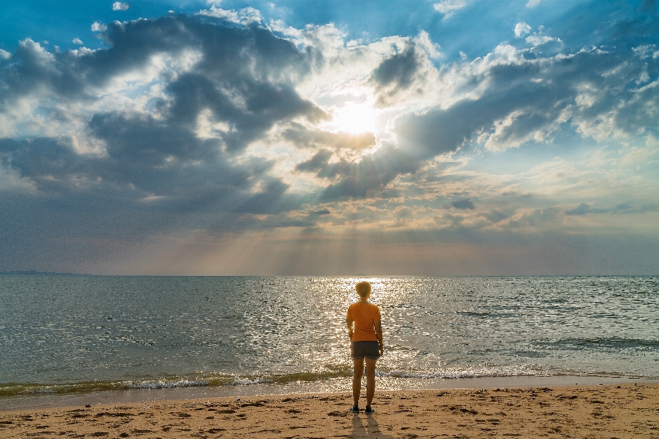 Beach landscape sea coast