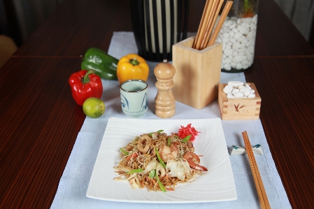 Foto Restaurante asiático bol plato