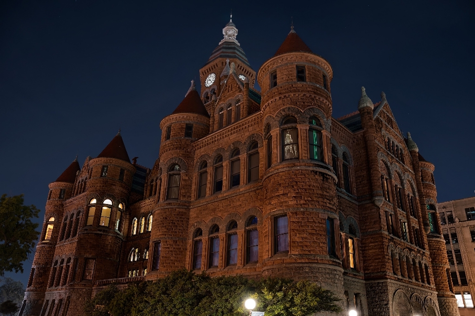 Die architektur nacht gebäude chateau
