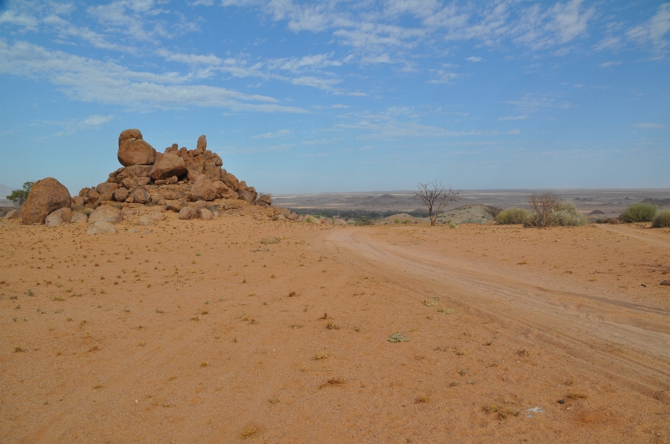 Paisaje arena desierto valle