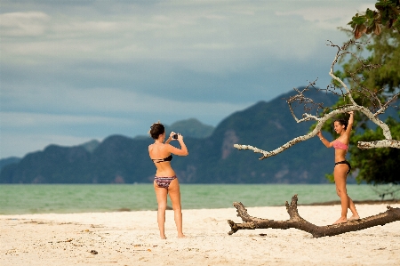 Beach landscape sea coast Photo