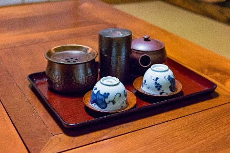 お茶 ティーポット ポット 食べ物 写真