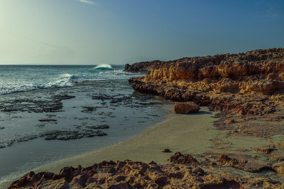 Beach landscape sea coast