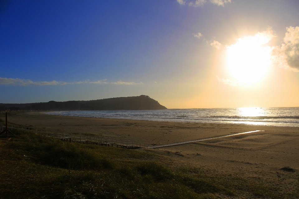 Beach landscape sea coast