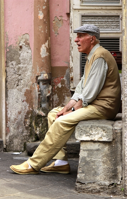 Homme personne route rue