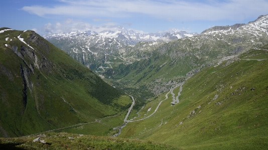 Landschaft natur berg wiese
 Foto