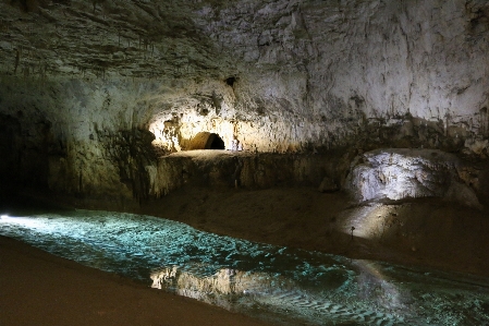 Formation cave grotto provence Photo