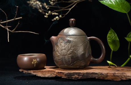 Teapot ceramic lighting still life Photo