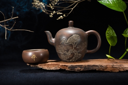 Teapot ceramic lighting still life Photo