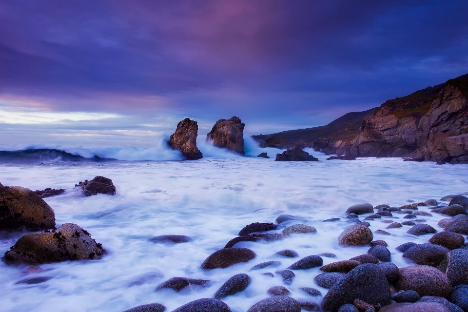 Pantai lanskap laut pesisir