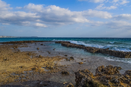 Strand landschaft meer küste Foto