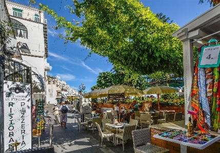 Outdoor cafe road street Photo