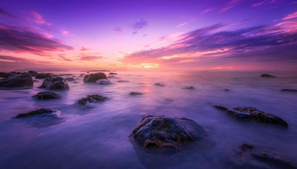 Meer küste wasser rock