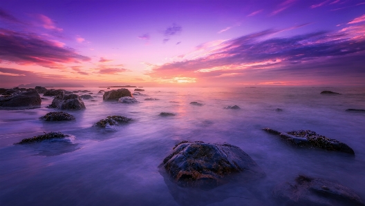 Meer küste wasser rock Foto