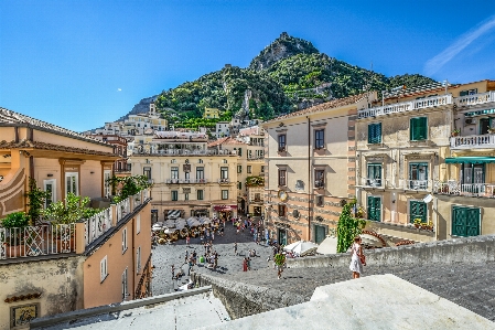 Küste berg die architektur stadt Foto