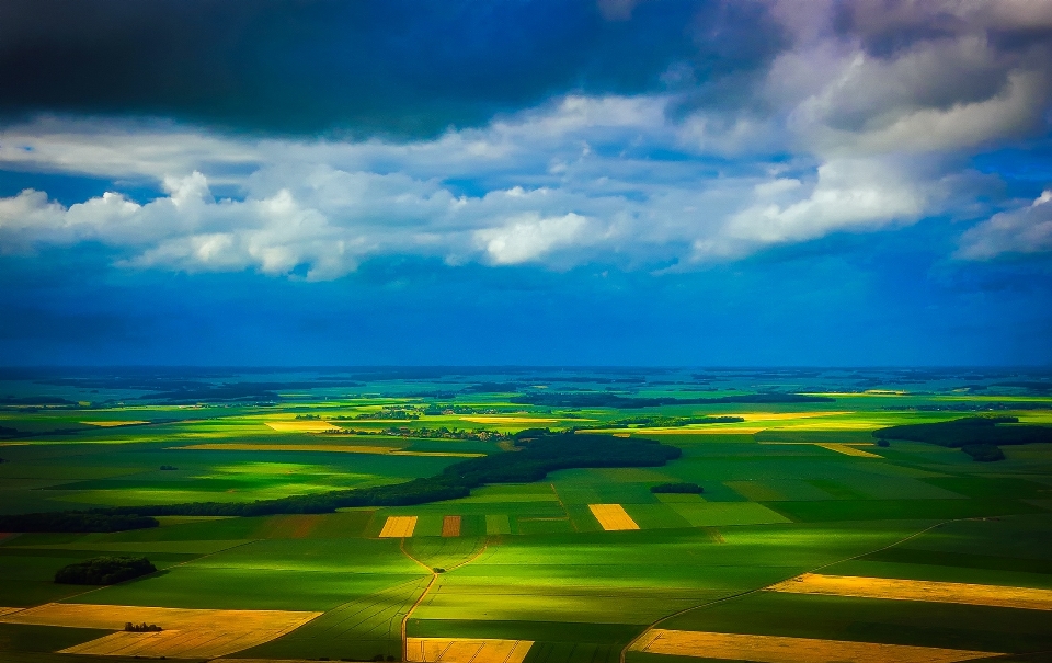 Paisaje naturaleza césped horizonte